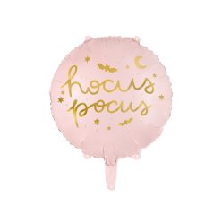 Hocus Pocus fólia lufi, 45 cm, rózsaszín