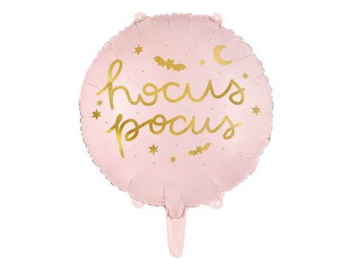 Foil balloon Hocus Pocus, 45 cm, pink