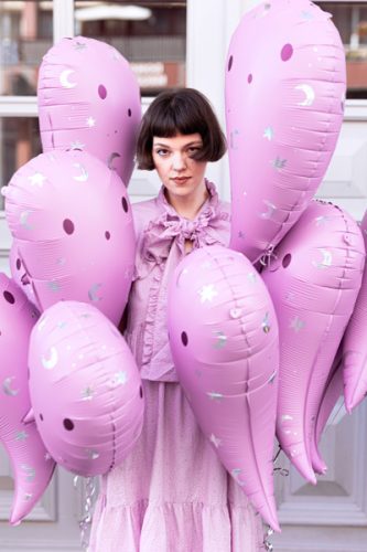 Fólia léggömb Ghost, 41x70 cm, mix