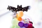 Fólia ballon Bat, 40,5x13 cm, mix