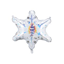 Fólia lufi Hópehely, 64x66 cm, holografikus