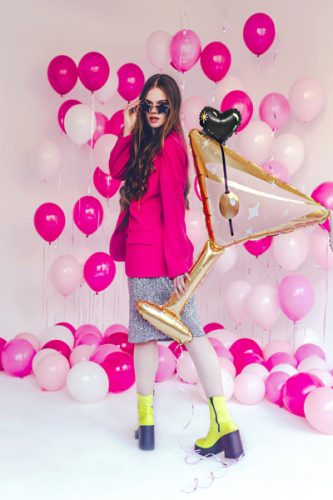 Fólia ballon Üveg, 126x93 cm, mix