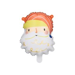 Foil balloon Santa, 26x31 cm mix (1 pkt / 5 pc.)