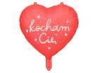 Foil balloon Heart ''Kocham CiÄ'', 45 cm, mix
