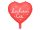 Foil balloon Heart ''Kocham CiÄ'', 45 cm, mix