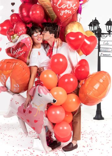 Foil balloon Love potion, 54x66 cm, mix