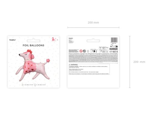 Fólia lufi Uszkár, 119x108 cm, mix