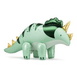 Foil balloon Triceratops, 101 x 60.5cm, green