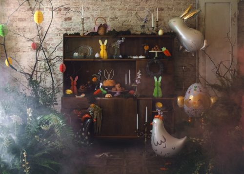 Fólia lufi Tyúk, 48x60 cm, mix