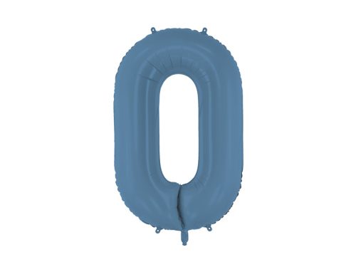 ''0'' számú fóliás léggömb, 86 cm, sötétkék