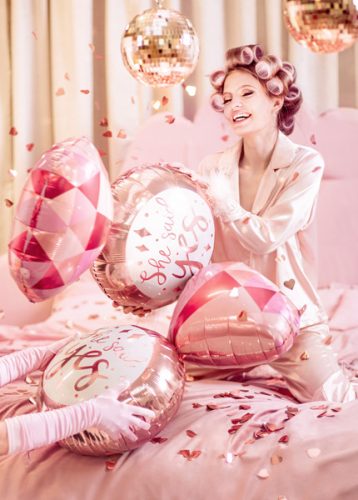 Fólia lufi Gyűrű, 41x72 cm, mix