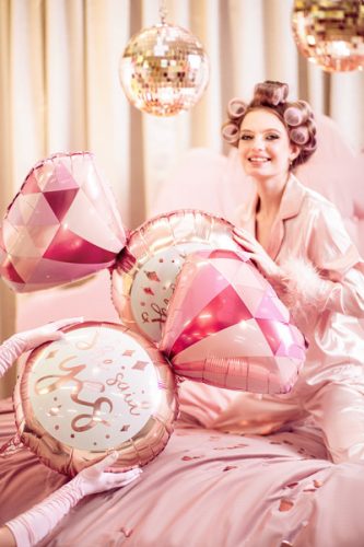 Fólia lufi Gyűrű, 41x72 cm, mix