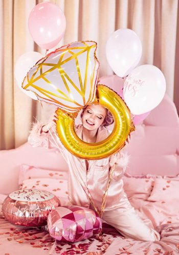 Fólia lufi Gyűrű, 41x72 cm, mix