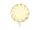 Candy fólia lufi, 35 cm, világos sárga