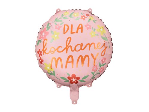 Fólia lufi ''Dla kochanej mamy'', 45 cm, mix
