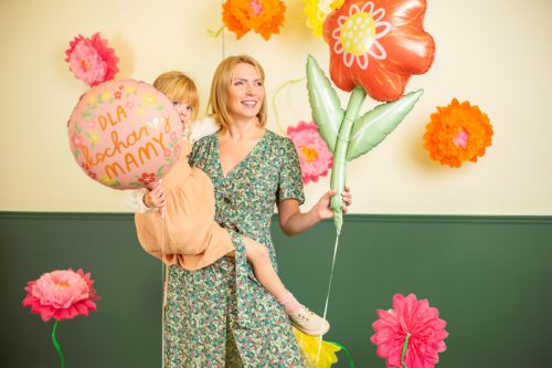 Fólia lufi ''Dla kochanej mamy'', 45 cm, mix