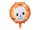 Fólia ballon Koponya, 45 cm, mix