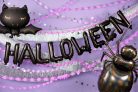 Foil balloon Halloween, 280x46 cm, black