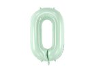 Foil Balloon Number ''0'', 72cm, green
