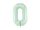 Foil Balloon Number ''0'', 72cm, green