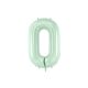Foil Balloon Number ''0'', 72cm, green