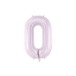 Foil Balloon Number ''0'', 72cm, purple