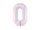 Foil Balloon Number ''0'', 72cm, purple