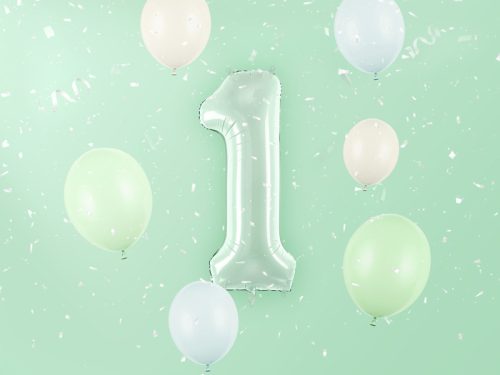 Foil Balloon Number ''1'', 72cm, green