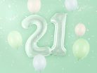 Foil Balloon Number ''1'', 72cm, green
