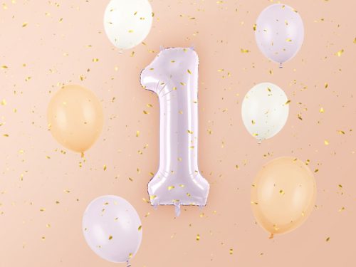 Foil Balloon Number ''1'', 72cm, purple