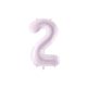 Foil Balloon Number ''2'', 72cm, purple