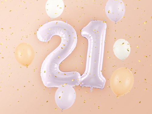 Foil Balloon Number ''2'', 72cm, purple