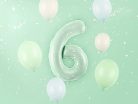 Foil Balloon Number ''6'', 72cm, green