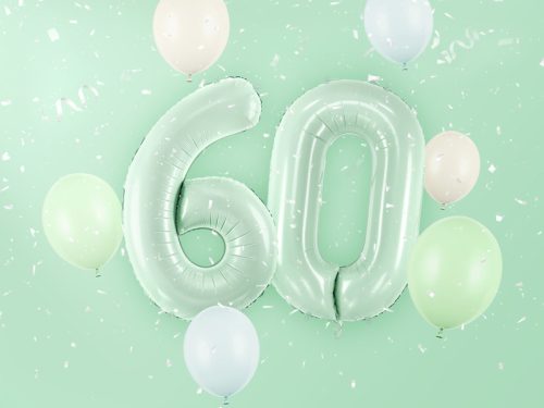 Foil Balloon Number ''6'', 72cm, green