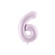 Foil Balloon Number ''6'', 72cm, purple