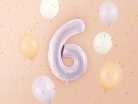 Foil Balloon Number ''6'', 72cm, purple