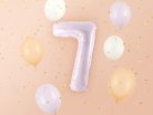 Foil Balloon Number ''7'', 72cm, purple