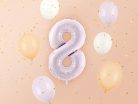 Foil Balloon Number ''8'', 72cm, purple