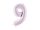 Foil Balloon Number ''9'', 72cm, purple