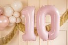 Fólia léggömb ''0'',72cm, világos rózsaszín