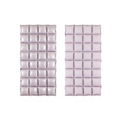 Foil balloon curtain double-sided, purple, 55 x 110 cm