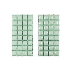 Foil balloon curtain double-sided, sage, 55 x 110 cm