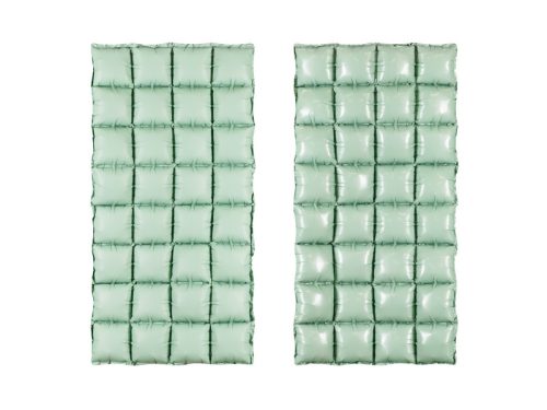 Foil balloon curtain double-sided, sage, 55 x 110 cm