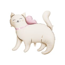 Fóliás léggömb cica, 83 x 77 cm