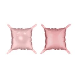   Foil balloon curtain double-sided Square, dusty rose, 35 x 35 cm (1 pkt / 4 pc.)