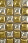 Foil balloon curtain double-sided Square, gold-silver, 35 x 35 cm (1 pkt / 4 pc.)
