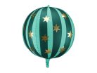 Foil balloon Starry ball, 75 cm, green