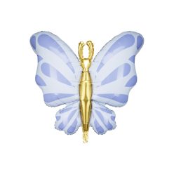 Foil Balloon Butterfly, 69x69 cm, blue