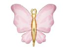 Foil Balloon Butterfly, 69x69 cm, pink