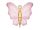 Foil Balloon Butterfly, 69x69 cm, pink
